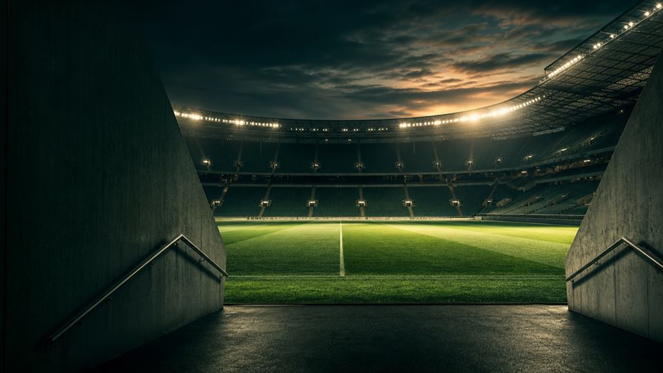 Football venue and printable calendar collection