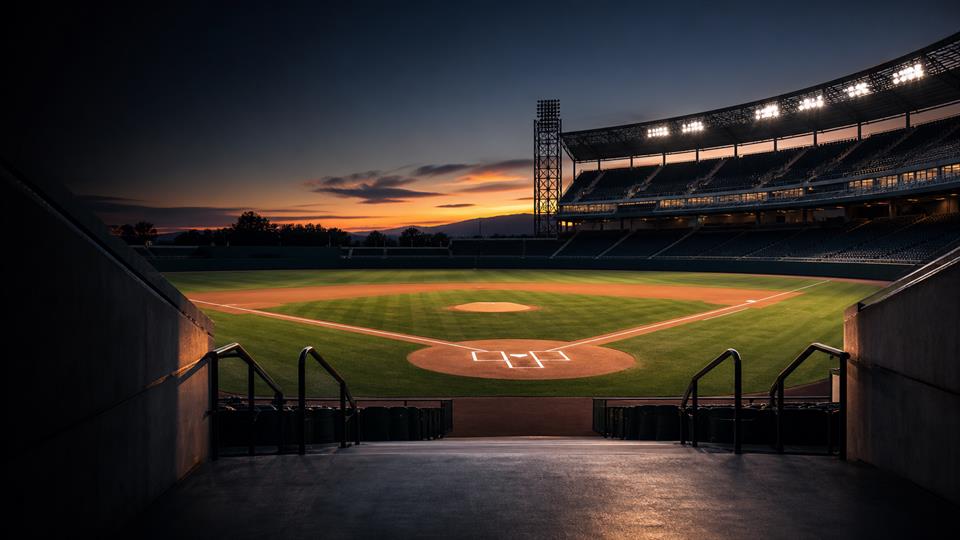Baseball venue and printable calendar collection