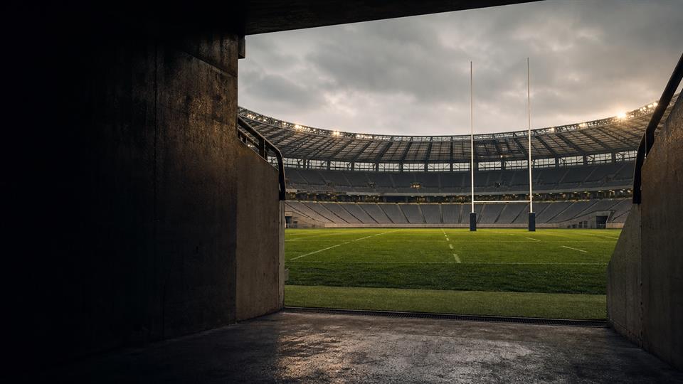Rugby venue and printable calendar collection